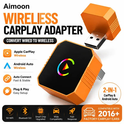 2 in 1 Wireless CarPlay Adapter