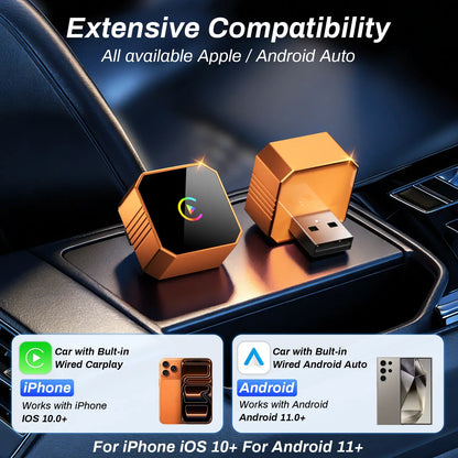 2 in 1 Wireless CarPlay Adapter