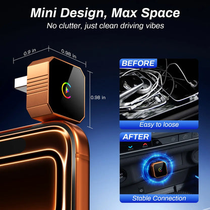 2 in 1 Wireless CarPlay Adapter