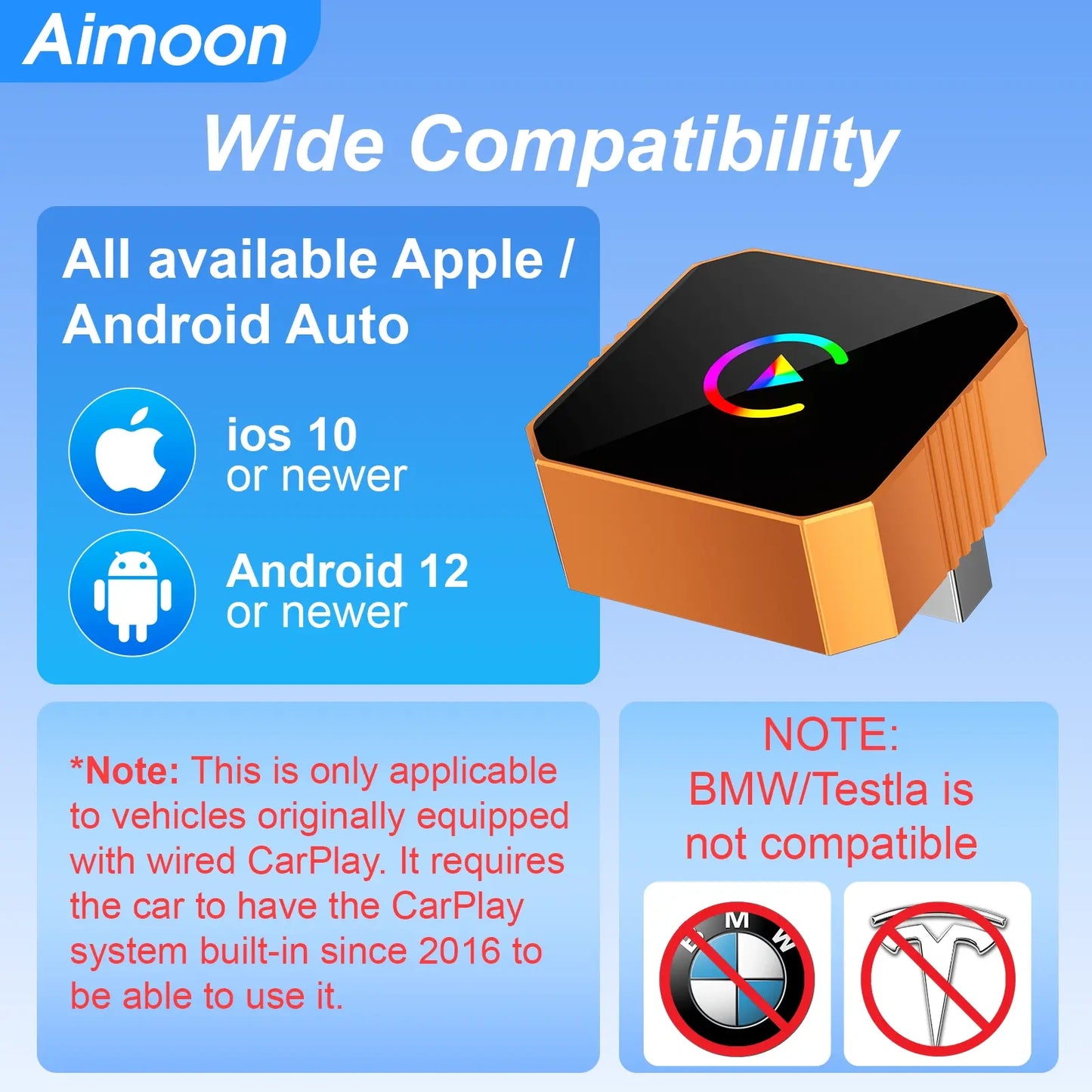 2 in 1 Wireless CarPlay Adapter