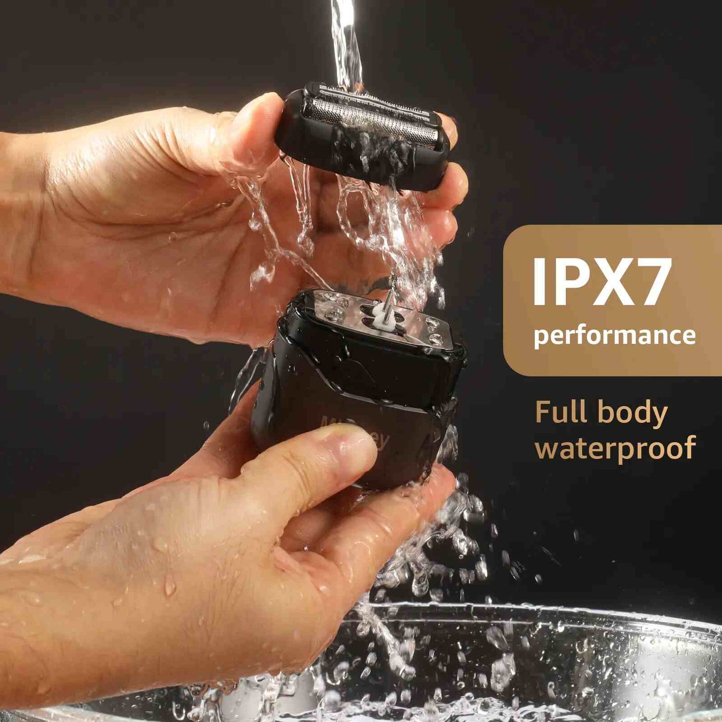 IPX7 Waterproof Mini Foil Shaver