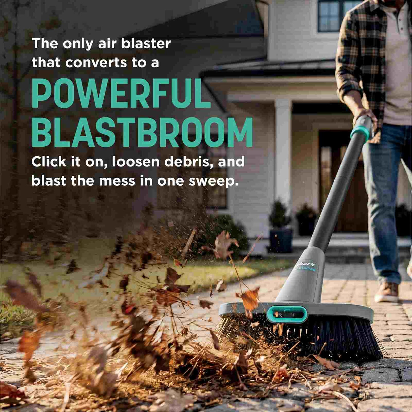 All-in-One Cordless Air Blaster & Sweep Blower