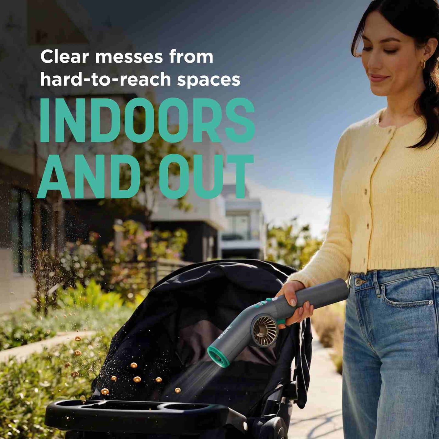 All-in-One Cordless Air Blaster & Sweep Blower