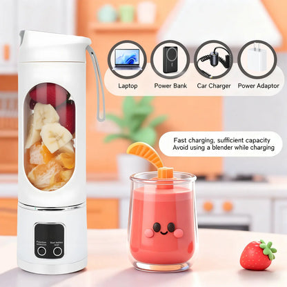 Ultra-Portable High-Capacity Personal Blender for Smoothies & Shakes