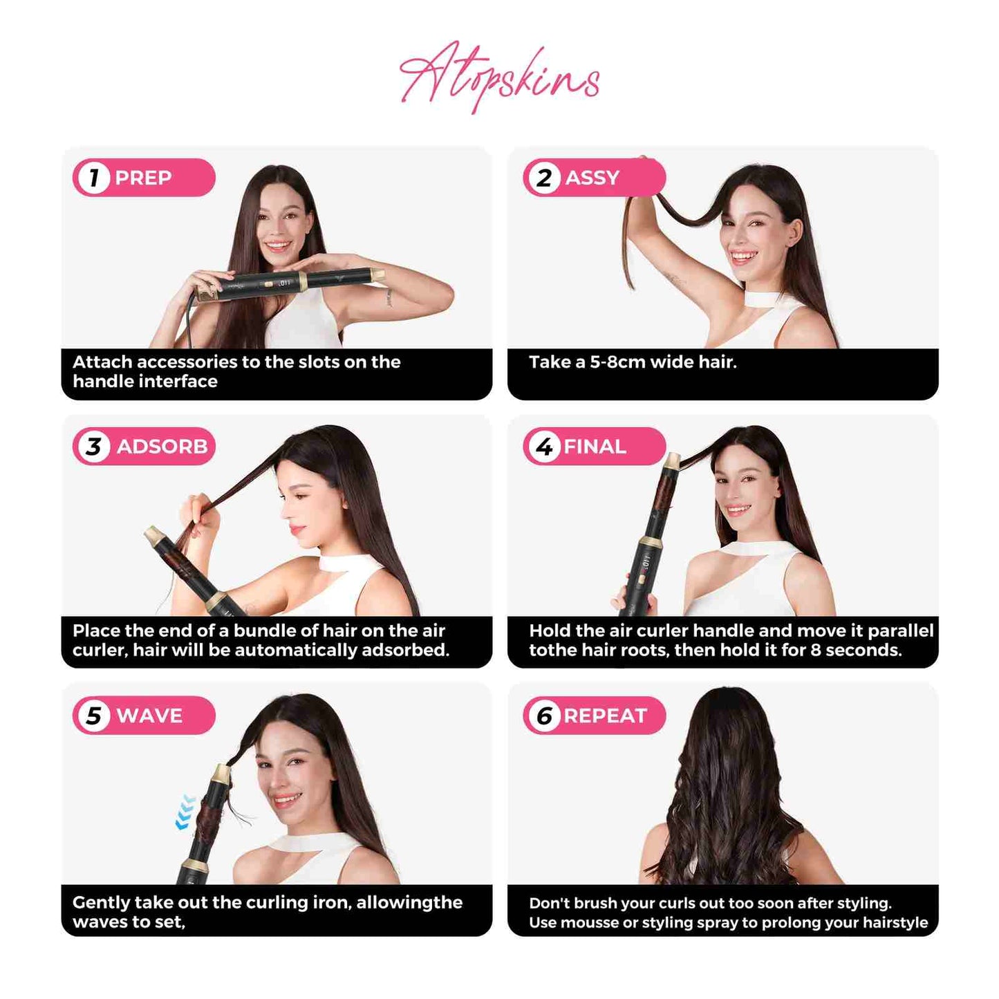 5-in-1 Auto-Wrap Hair Styler