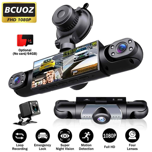 360° 4-Channel Dash Cam Kit