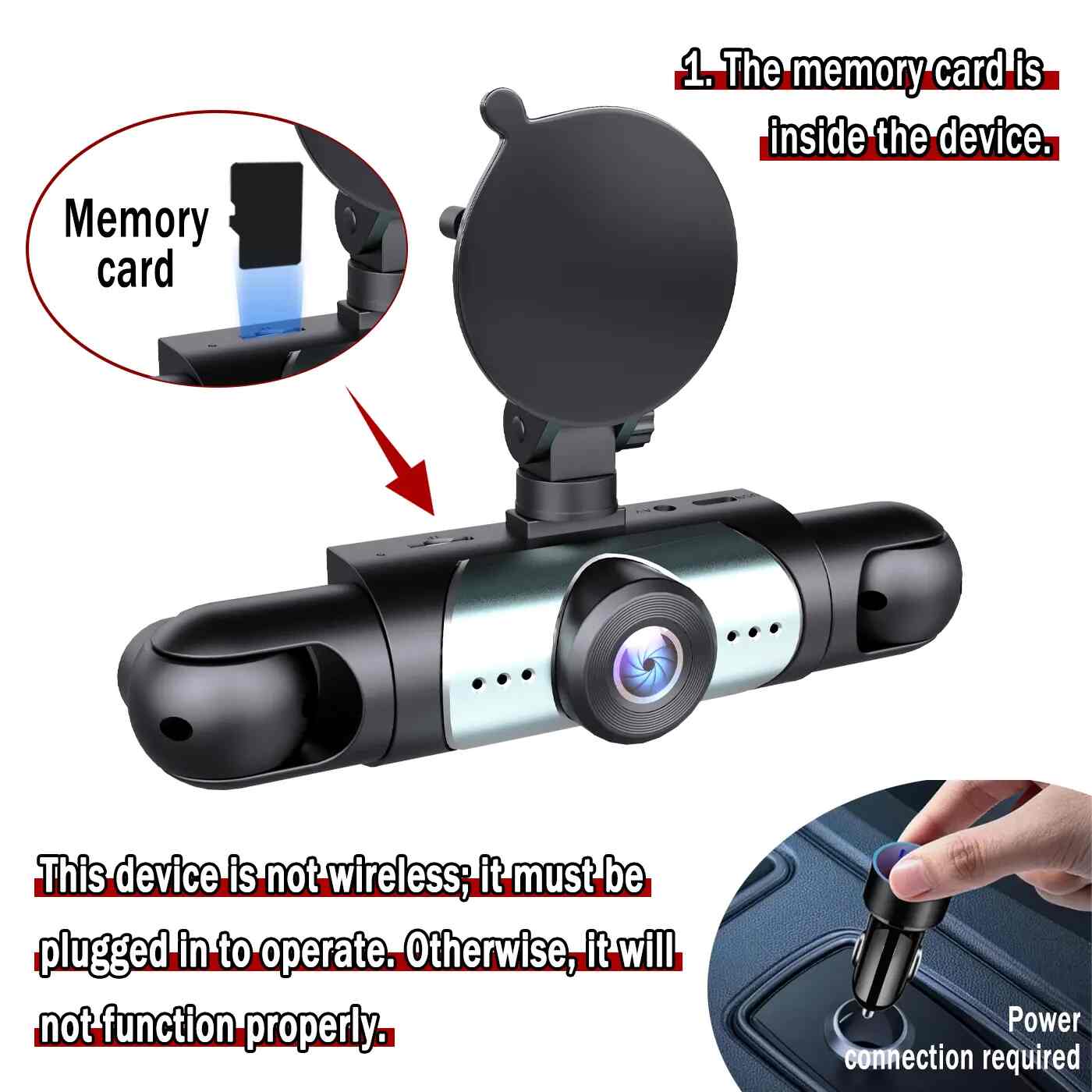 360° 4-Channel Dash Cam Kit