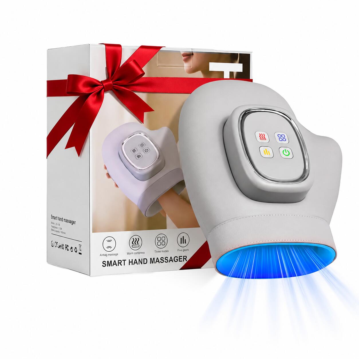 Heated Air Compression Hand Massager