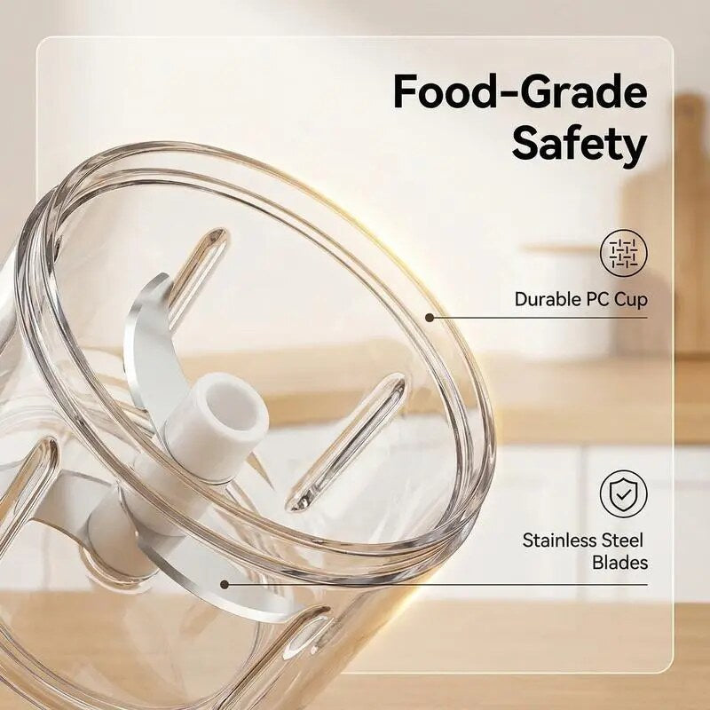 [BUY 1 GET 1 FREE] 300ML Cordless 4-Blade Food Chopper