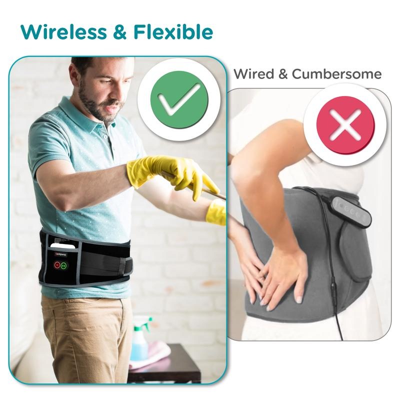 Cordless Heated Back Massager Belt