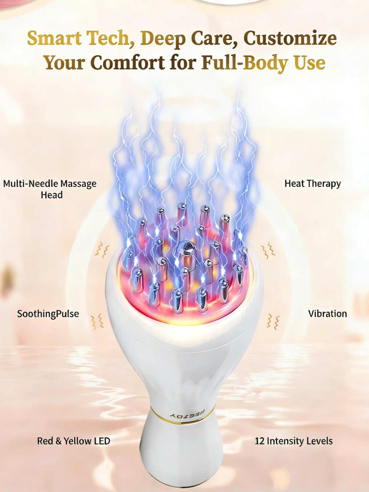 Heated Red Light Deep Tissue Body Massager