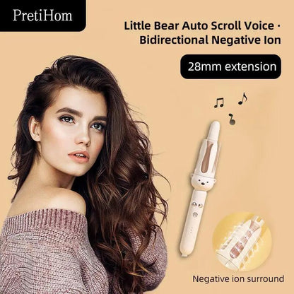 Anti-Scald Auto Rotating Curling Iron
