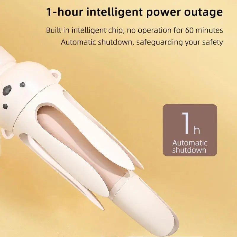 Anti-Scald Auto Rotating Curling Iron