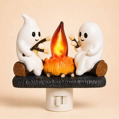 3D Flickering Campfire Plug-In Night Light