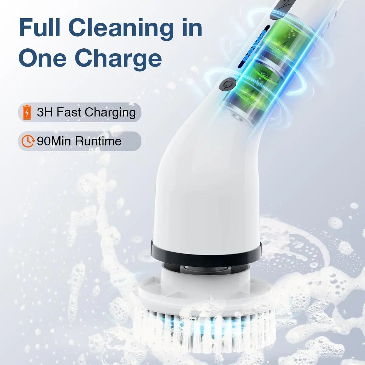 Waterproof Electric Bathroom Scrubber