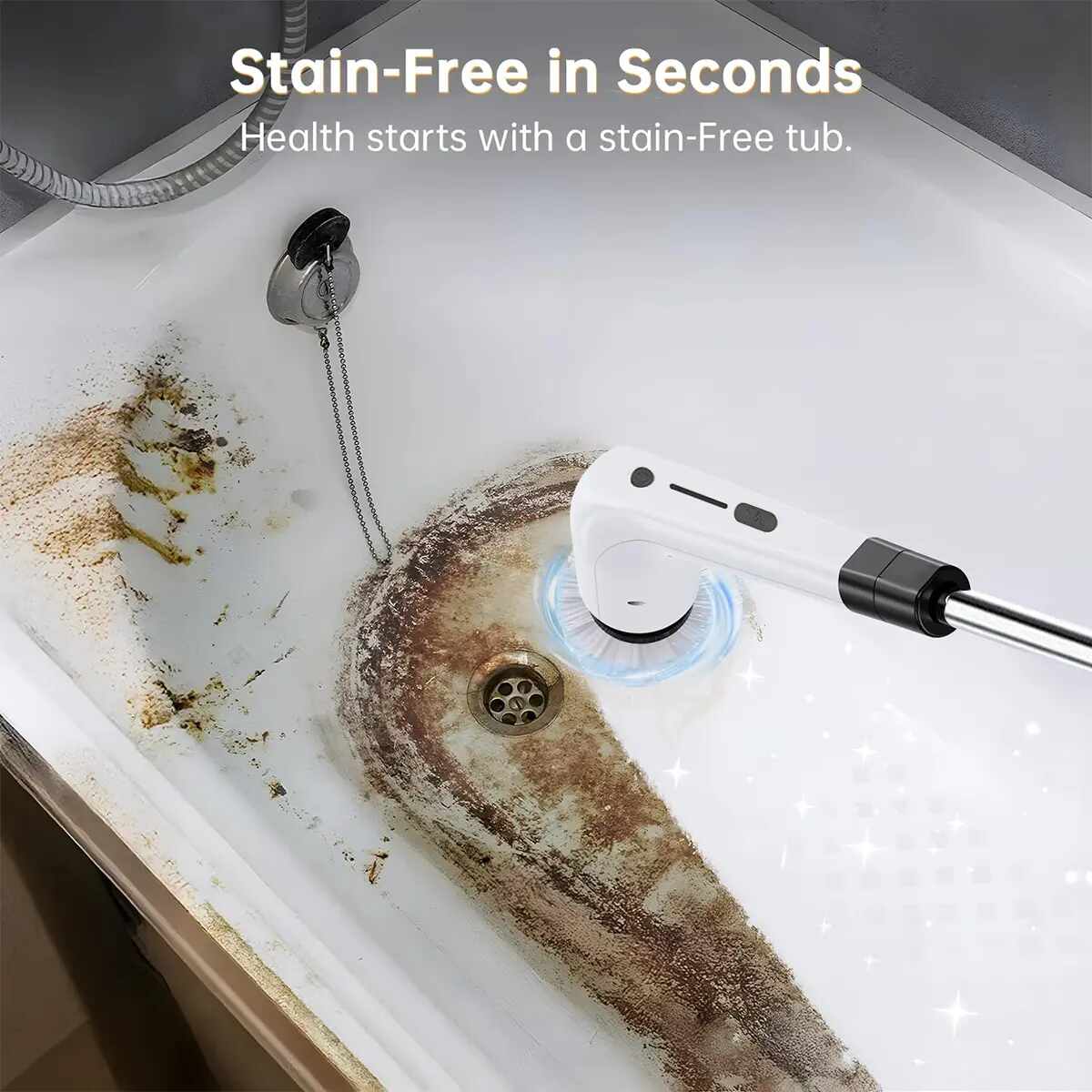 Waterproof Electric Bathroom Scrubber