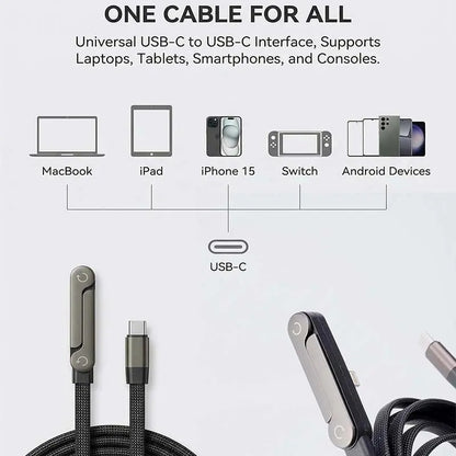 [BUY 1 GET 1 FREE] 2-in-1 Fast Charging Cable with Phone Stand