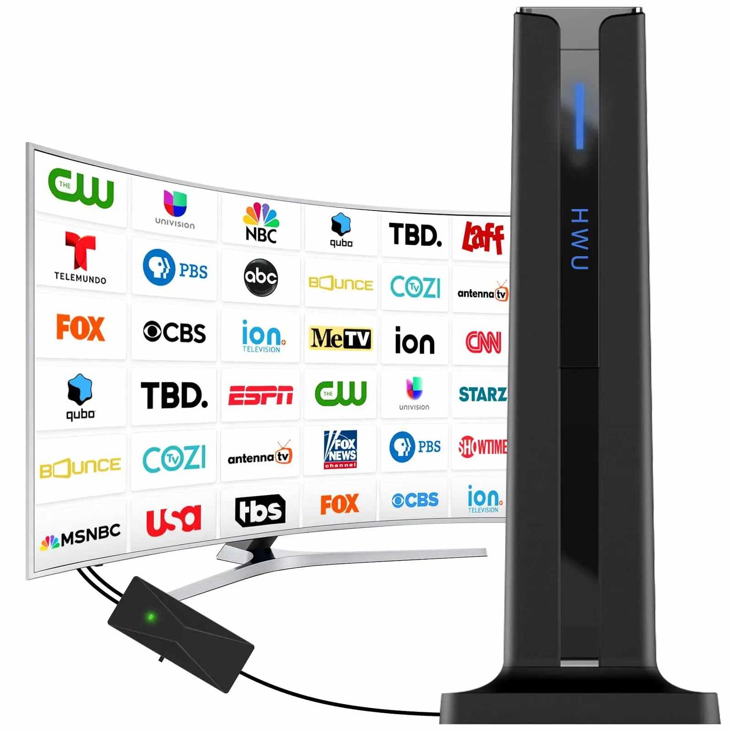 360° Long-Range Indoor TV Antenna