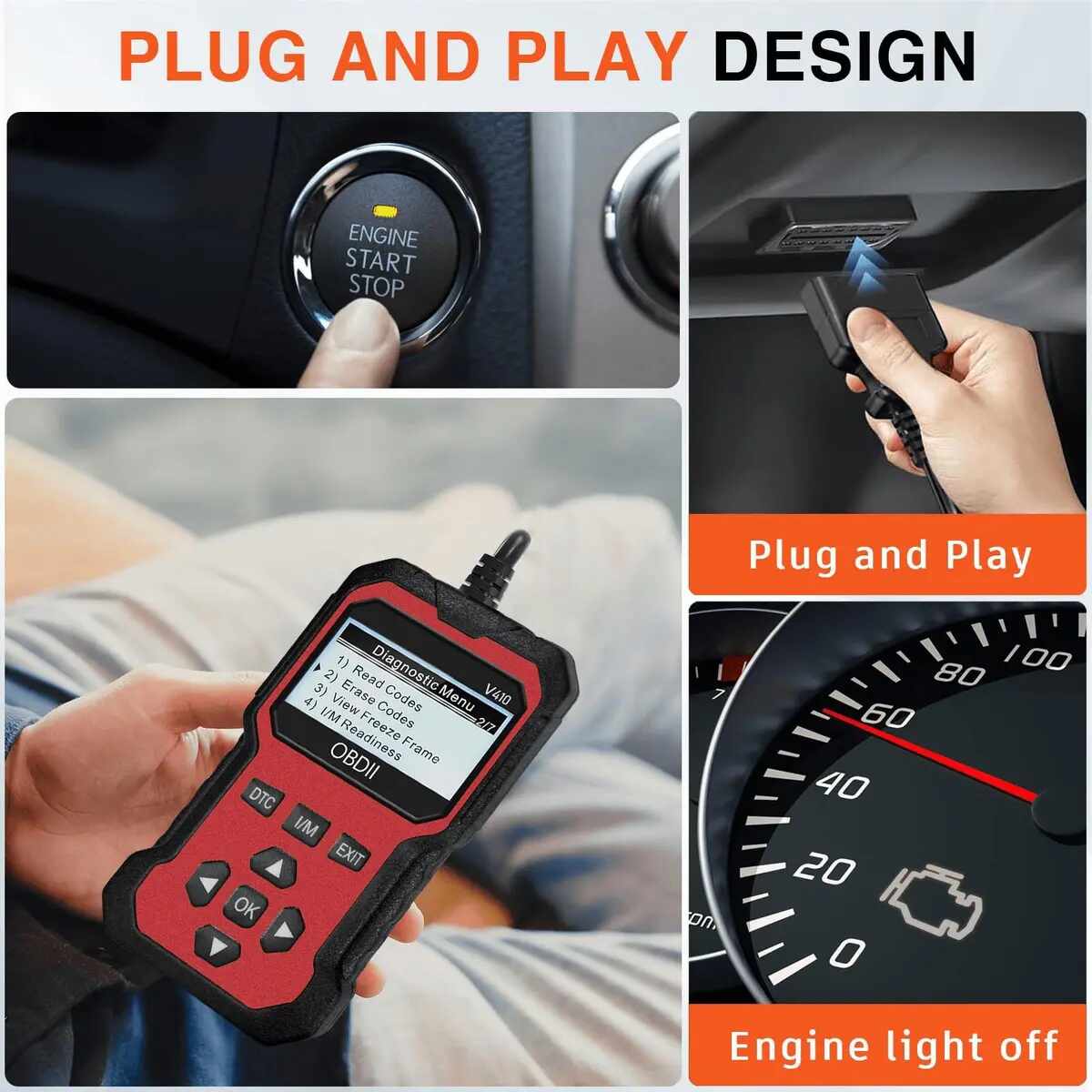 Voltage Test OBD2 Diagnostic Tool