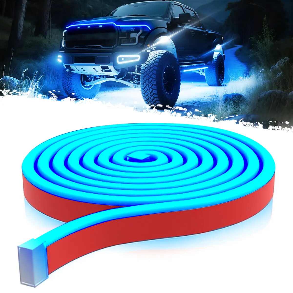 [BUY 1 GET 1 FREE] 71-Inch Waterproof Car Hood LED Strip