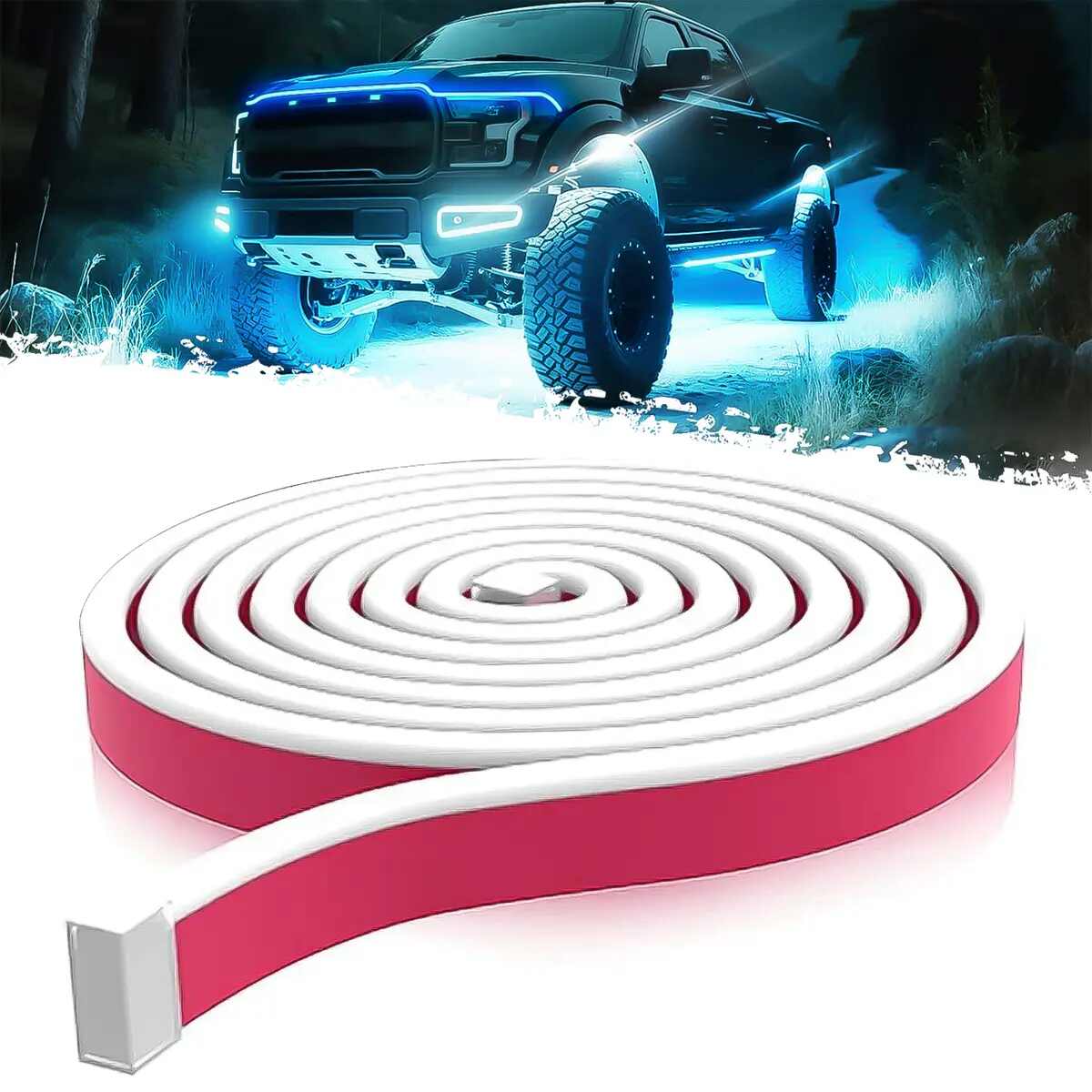 [BUY 1 GET 1 FREE] 71-Inch Waterproof Car Hood LED Strip