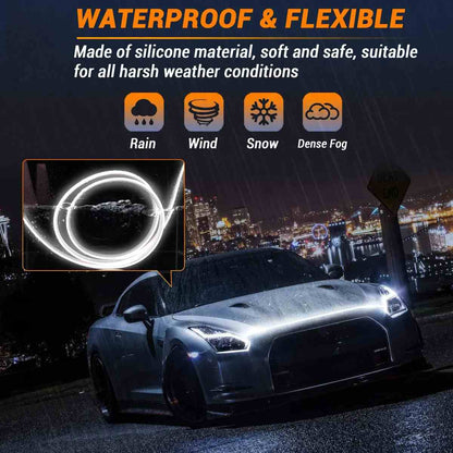 [BUY 1 GET 1 FREE] 71-Inch Waterproof Car Hood LED Strip