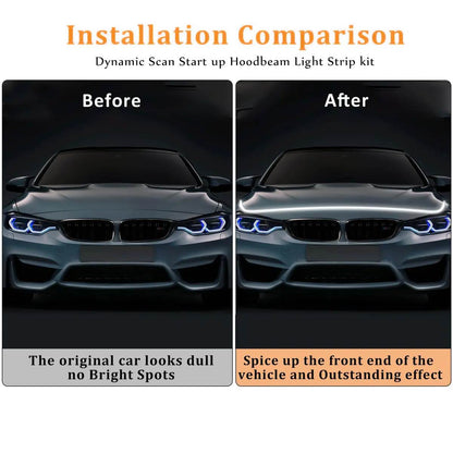 [BUY 1 GET 1 FREE] 71-Inch Waterproof Car Hood LED Strip