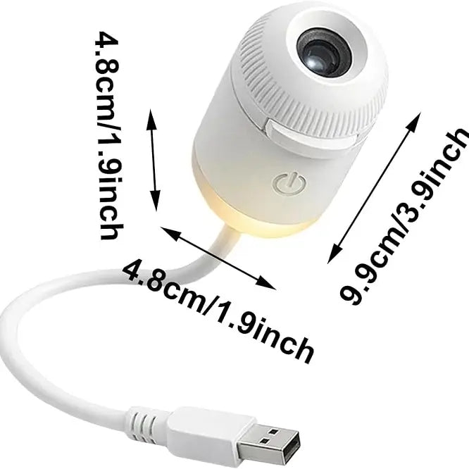 2-in-1 Galaxy Projector Night Light