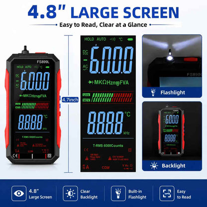 Rechargeable Auto-Ranging Digital Multimeter