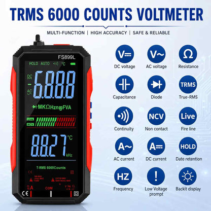Rechargeable Auto-Ranging Digital Multimeter