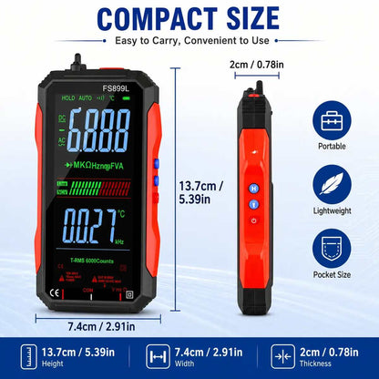 Rechargeable Auto-Ranging Digital Multimeter