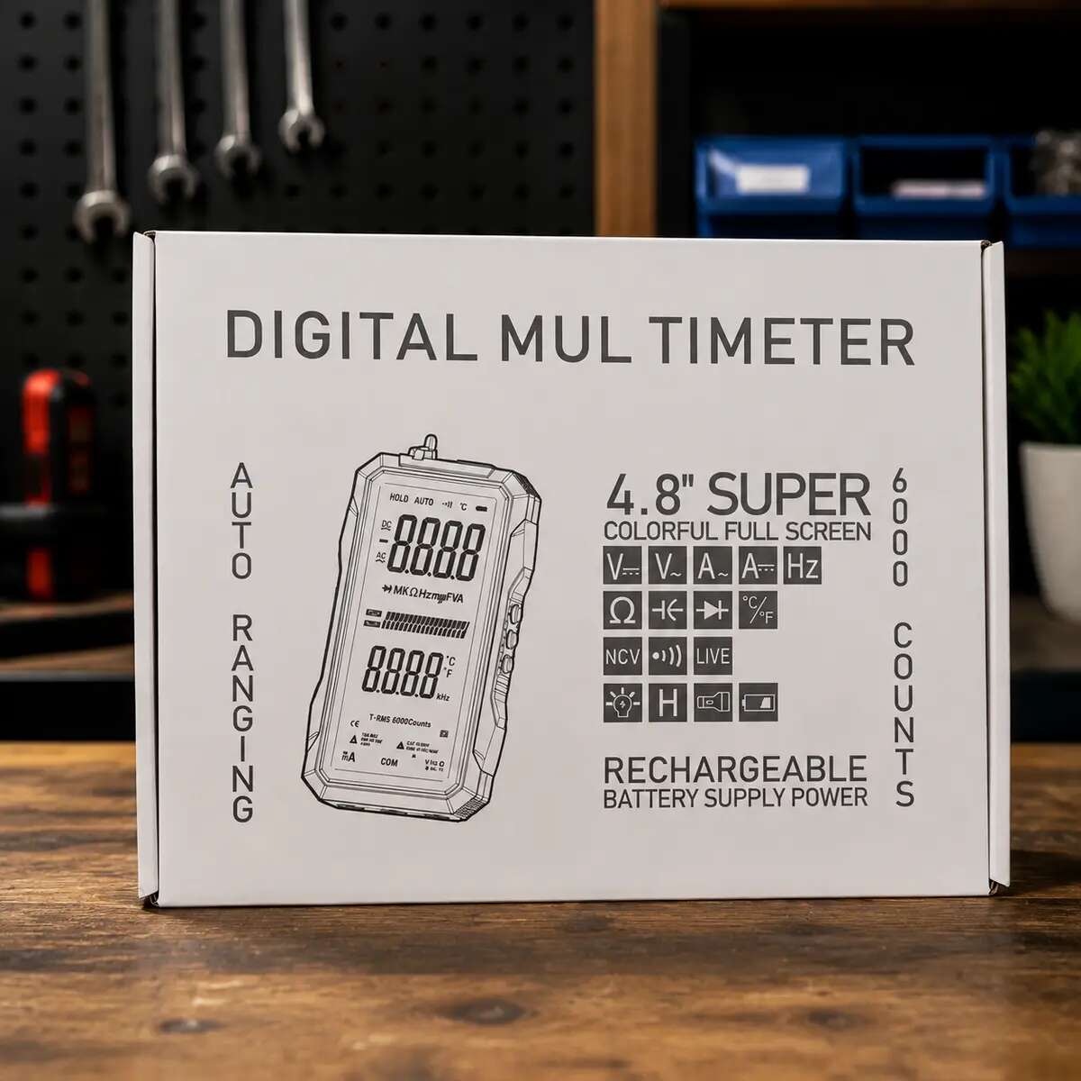 Rechargeable Auto-Ranging Digital Multimeter