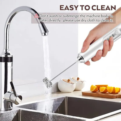 3-Head 3-Speed Rechargeable Milk Frother