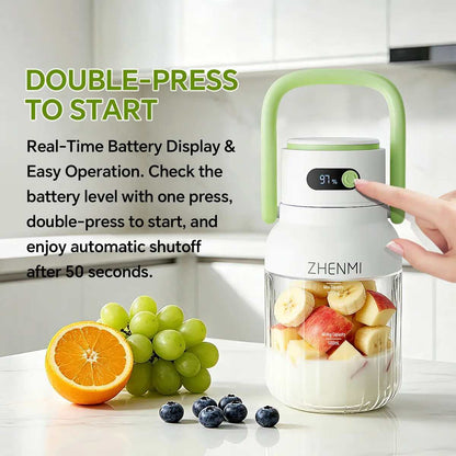 33oz Rechargeable Portable Ice-Crushing Blender