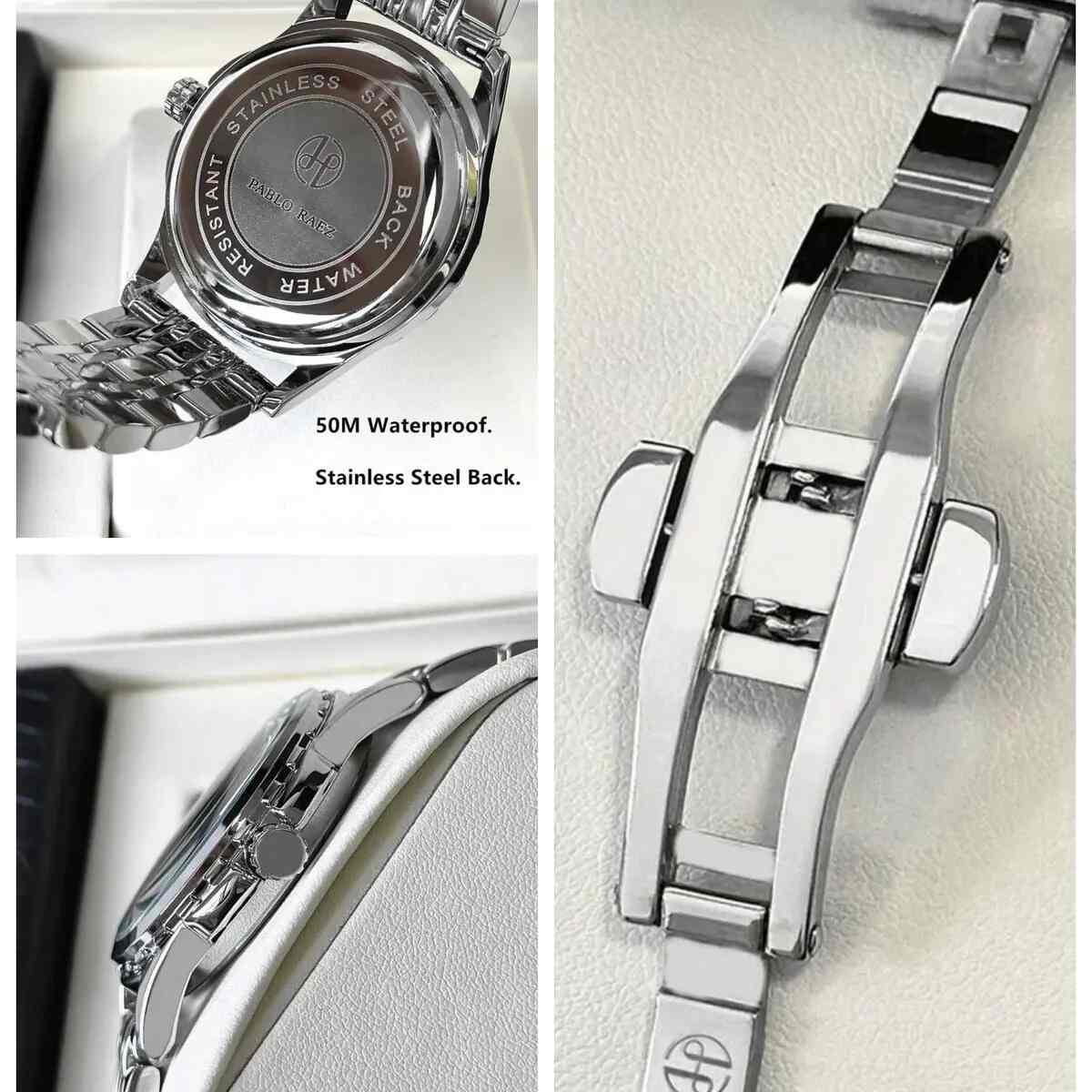 Round Dial Quartz Men's Watch Gift Box