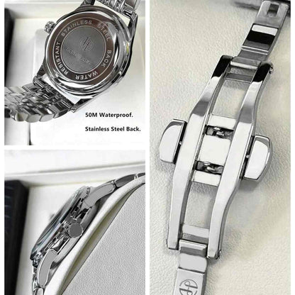 Round Dial Quartz Men's Watch Gift Box