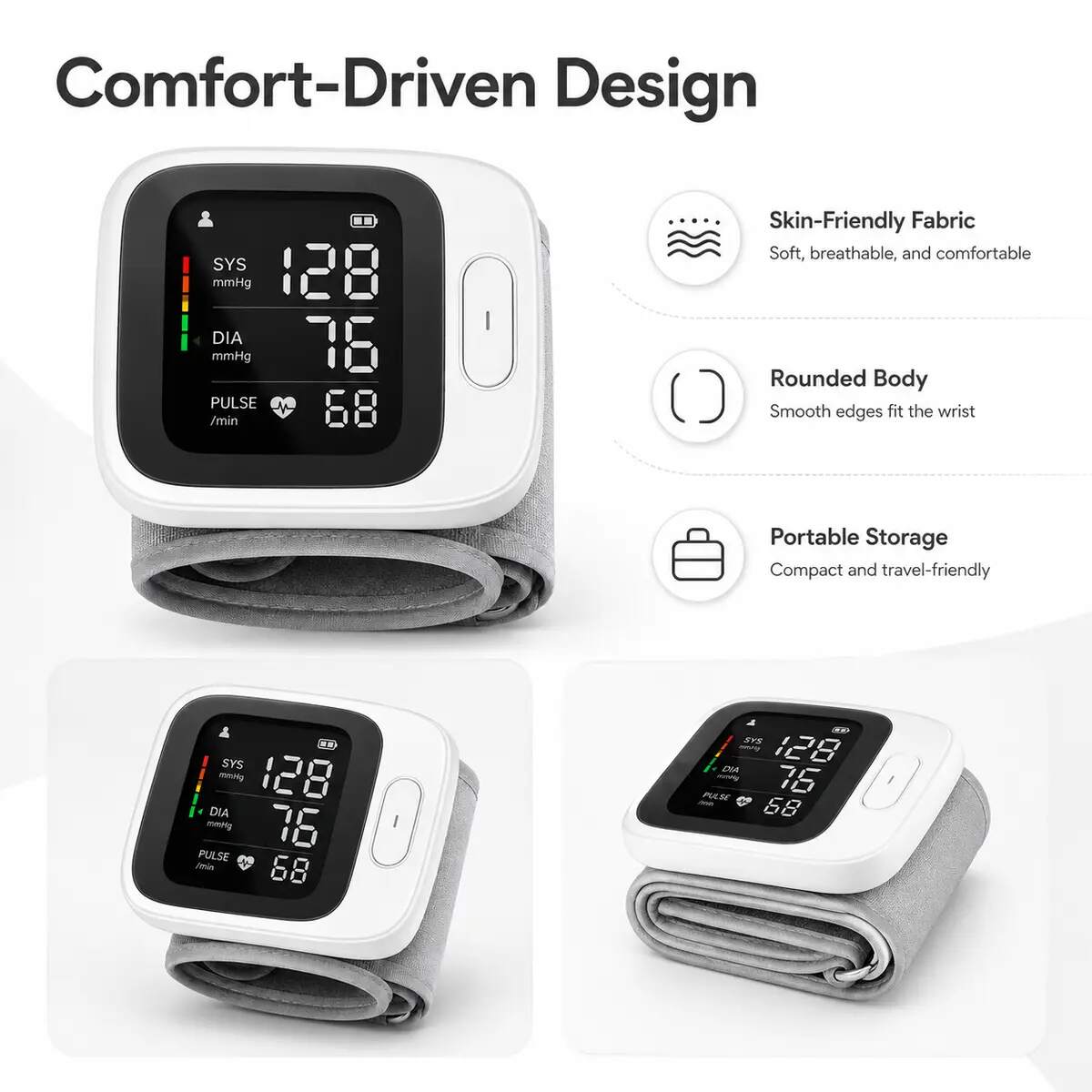 Portable Wrist Blood Pressure Monitor