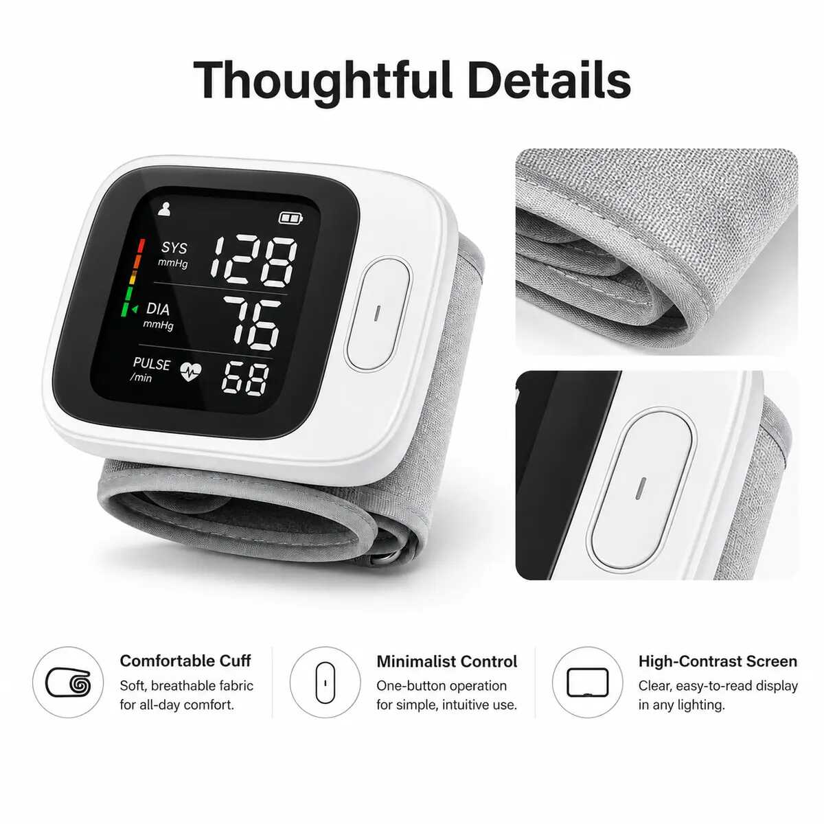 Portable Wrist Blood Pressure Monitor