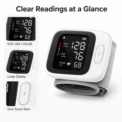 Portable Wrist Blood Pressure Monitor