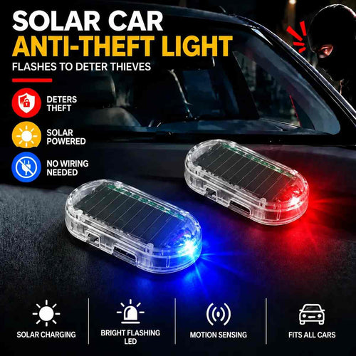 [BUY 1 GET 1 FREE] Solar Fake Car Alarm Warning Light