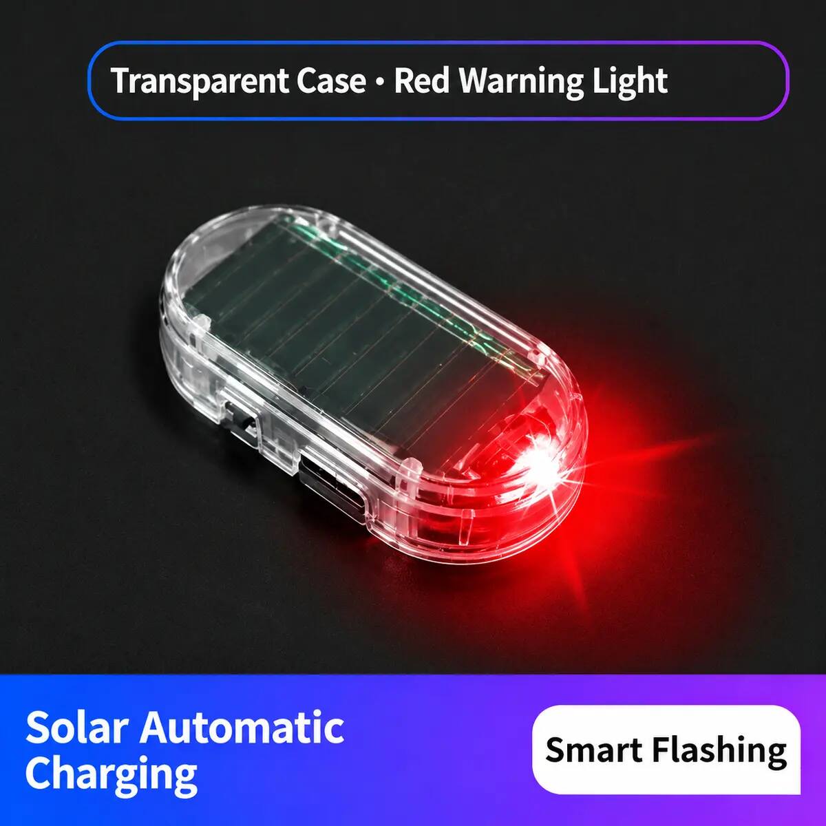 [BUY 1 GET 1 FREE] Solar Fake Car Alarm Warning Light