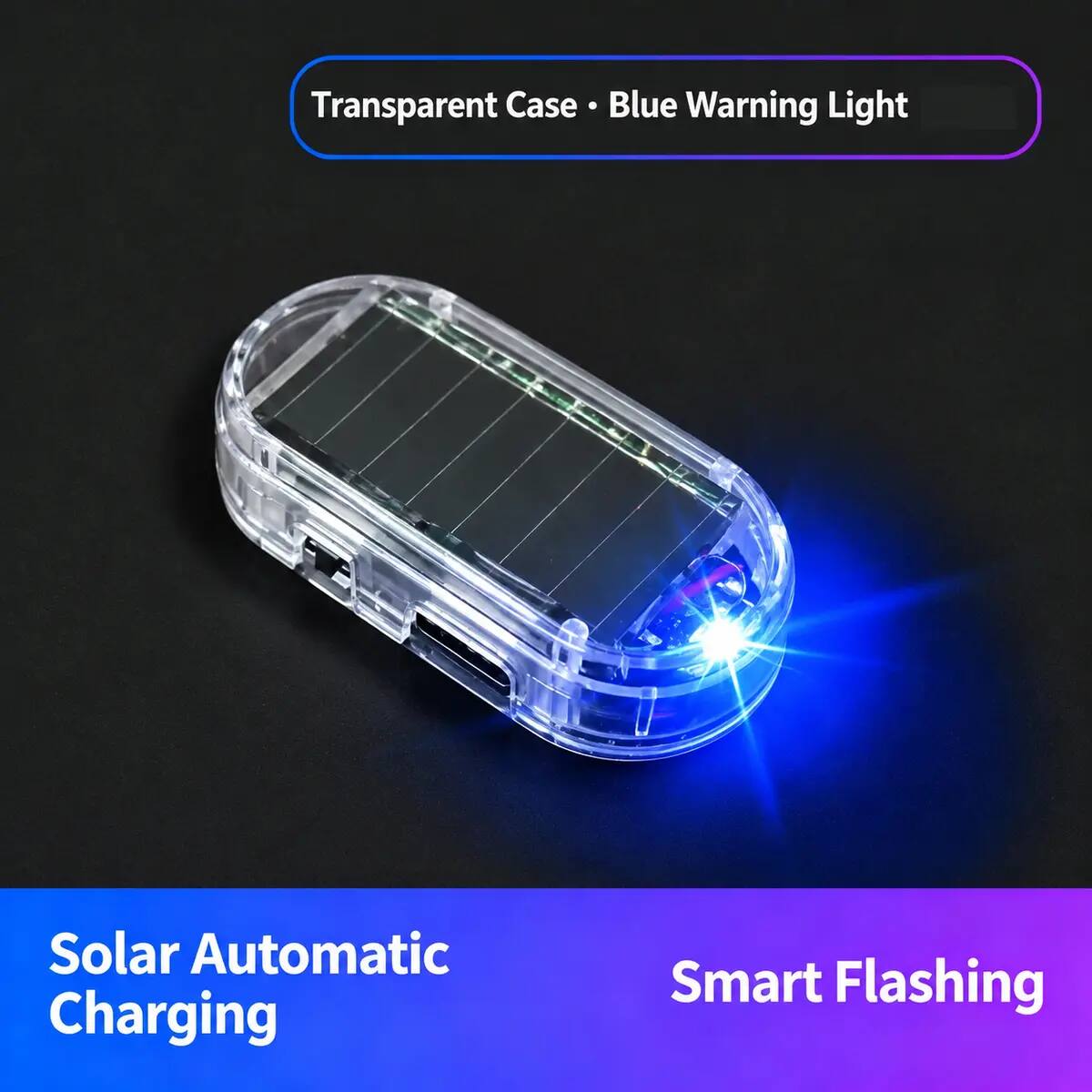 [BUY 1 GET 1 FREE] Solar Fake Car Alarm Warning Light