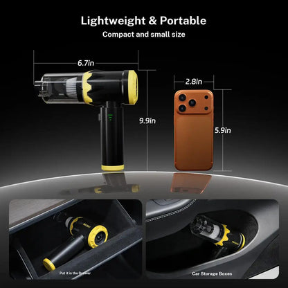 20000Pa 4-in-1 Cordless Car Vacuum