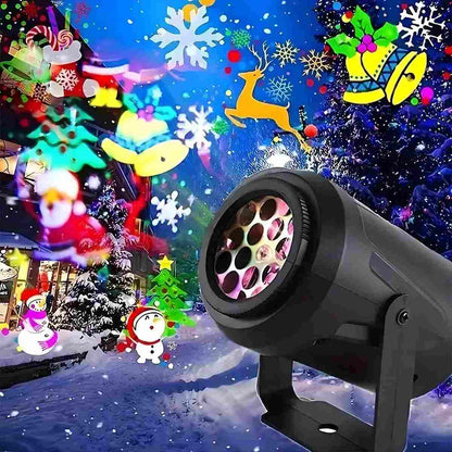 [BUY 1 GET 1 FREE] USB Rotating Christmas Projector Light