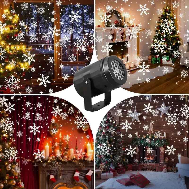 [BUY 1 GET 1 FREE] USB Rotating Christmas Projector Light