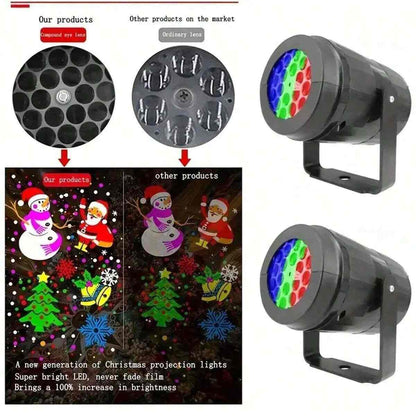 [BUY 1 GET 1 FREE] USB Rotating Christmas Projector Light