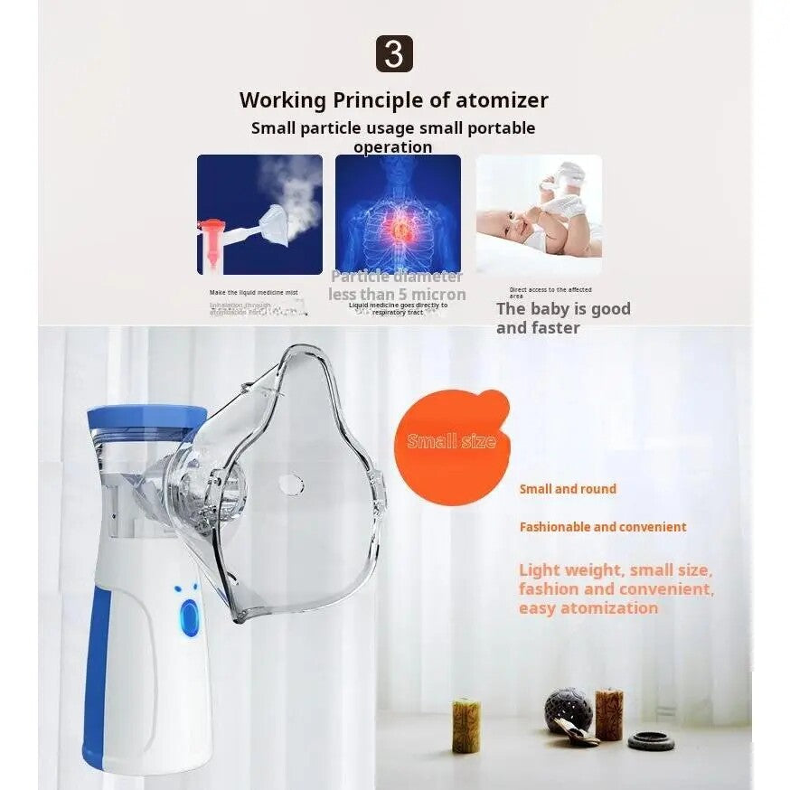 Rechargeable Portable Ultrasonic Nebulizer