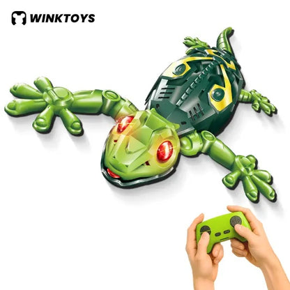 RC Wall-Crawling Glowing Gecko Toy
