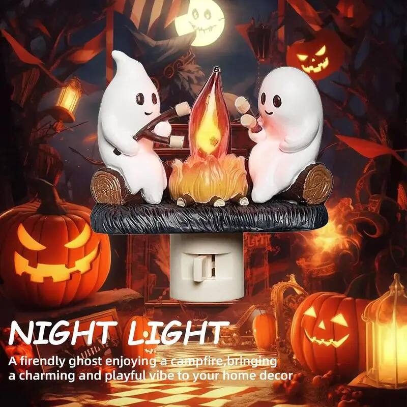 Retro Ceramic Santa Night Lamp