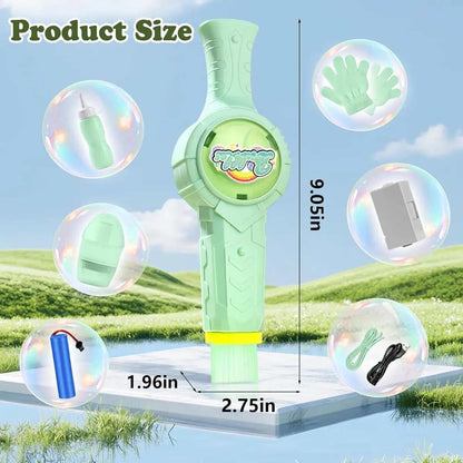 Automatic Bubble Machine with Lights & Fog